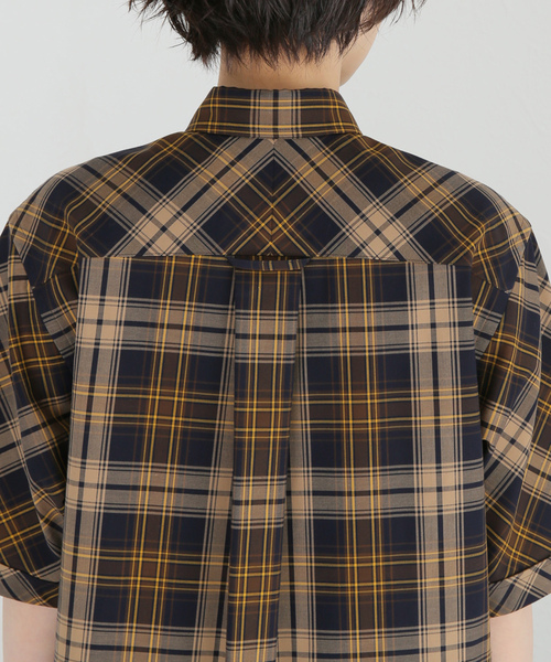 「VERMEIL par iena」 半袖シャツ FREE ブラウン レディース_画像9