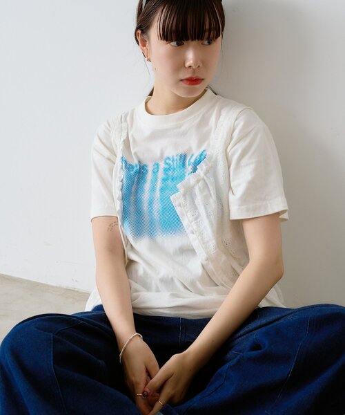 「WHIMSIC」 半袖Tシャツ 1 ホワイト メンズ_画像2