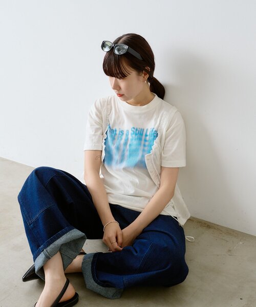 「WHIMSIC」 半袖Tシャツ 1 ホワイト メンズ_画像5