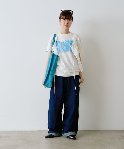 「WHIMSIC」 半袖Tシャツ 1 ホワイト メンズ_画像8