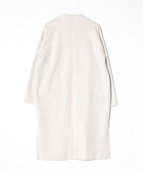 「ROSE BUD」 ノーカラーコート FREE ホワイト レディース_画像2