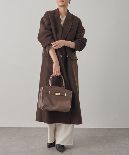 lounge dress コート　新品未使用 Loungedress（ラウンジドレス） コート アウター ピークドラペルリバー