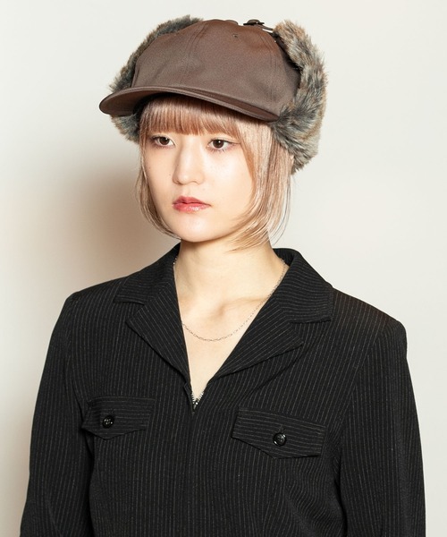 CA4LA（カシラ） キャップ 帽子 FLAPCAP REPLFUR メンズ レディース