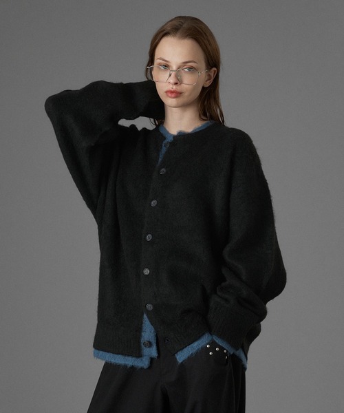 ENFORD カーディガン 新品タグ付 レイヤード 希少¥24200 カーディガン 新品タグつき ENFORD カーディガン 新品タグ付