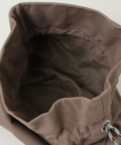 「sisii」 MINIMUM BAG ワンポイントショルダーバッグ - ブラウン レディース_画像4