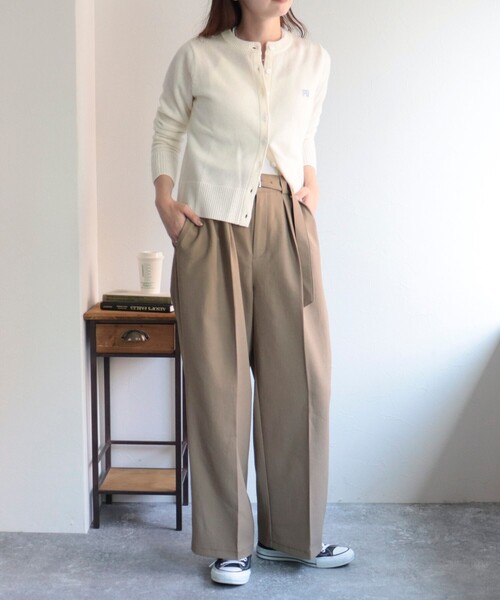 「fredy emue」 カーディガン 38 オフホワイト レディース_画像5