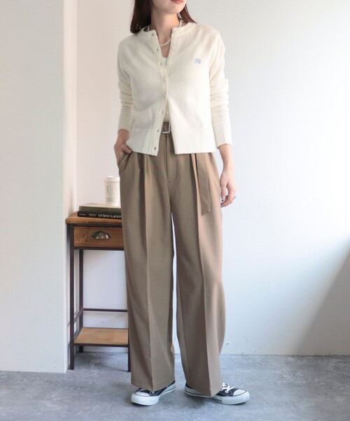 「fredy emue」 カーディガン 38 オフホワイト レディース_画像7