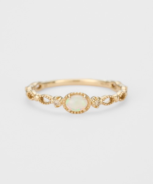 agete（アガット） リング #9 ゴールド系その他 レディース : ZOZOTOWN