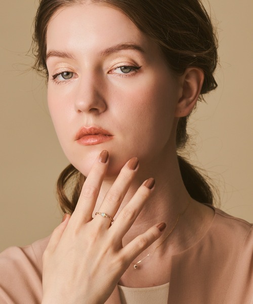 agete（アガット） リング #9 ゴールド系その他 レディース : ZOZOTOWN