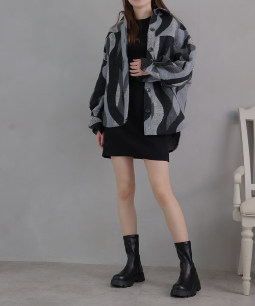 「VIVIAN」 ショートブーツ LL ストーン レディース_画像4