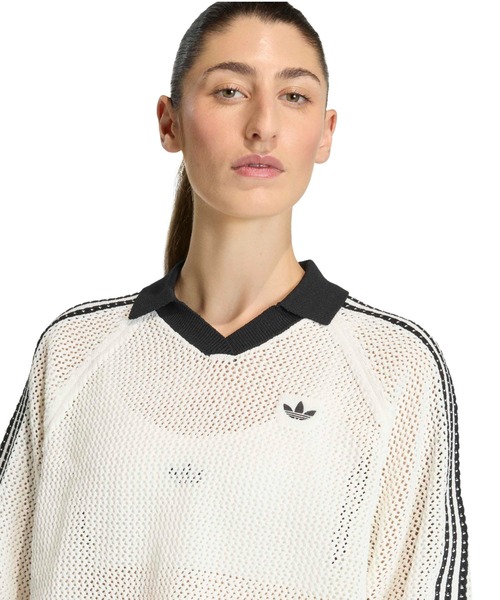 adidas（アディダス） ニット セーター adidas KNITTED CROCHET POLO