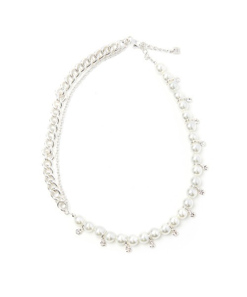 Ameri（アメリ） ネックレス UND NICKEL FREE FAKE PEARL DOCKING