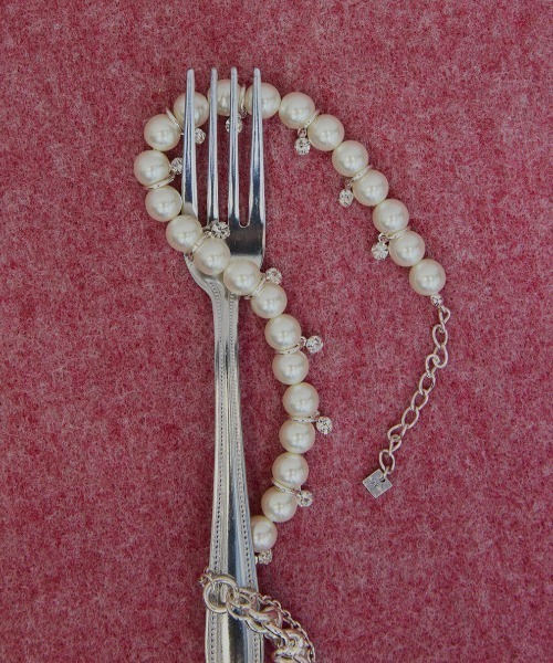Ameri（アメリ） ネックレス UND NICKEL FREE FAKE PEARL DOCKING