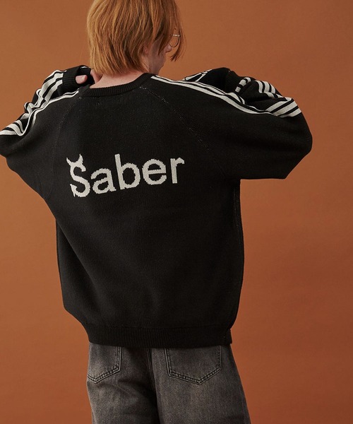 SeeSew セーター ニット 「UNISEX」LINE KNIT PULLOVER/ラインニット