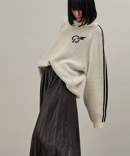 SeeSew セーター ニット 「UNISEX」LINE KNIT PULLOVER/ラインニット