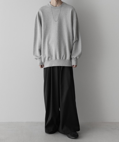 「remer」 スウェットカットソー SMALL 杢グレー メンズ_画像6