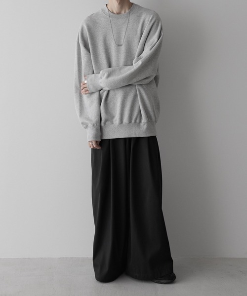 「remer」 スウェットカットソー SMALL 杢グレー メンズ_画像7