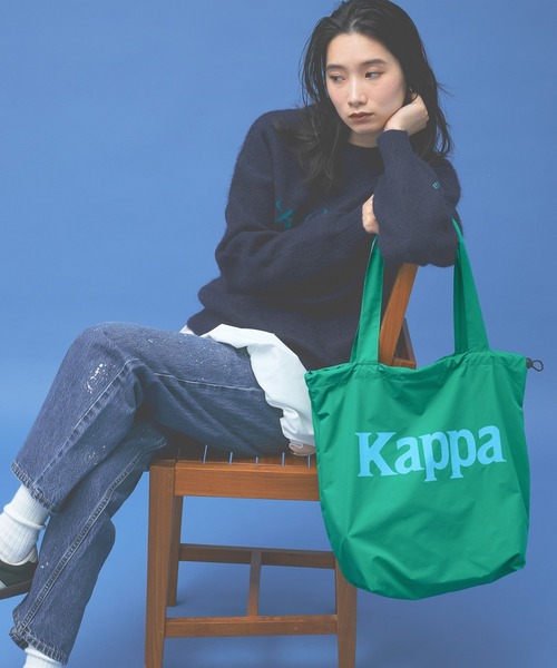 Kappa カッパ ゴルフ トートバッグ ブルー Kappa（カッパ） トートバッグ 「Kappa×and ST ウェルネスクラブ