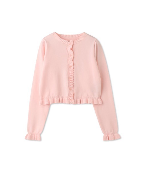 「QUEENS COURT」 ニットカーディガン M ダークグレー レディース_画像5