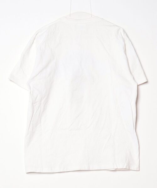 「A BATHING APE」 半袖Tシャツ LARGE ホワイト×ネイビー メンズの画像