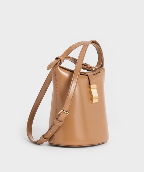 「CHARLES & KEITH」 ショルダーバッグ S タン レディース_画像8