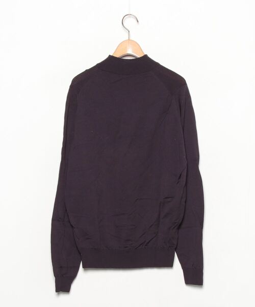 「JOHN SMEDLEY」 長袖ニット LARGE パープル系その他7 メンズ_画像2