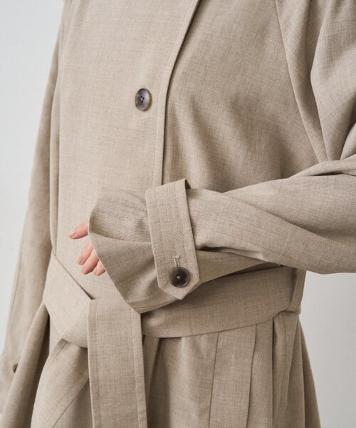 新品未使用【Loungedress】トレンチコート Loungedress（ラウンジドレス） トレンチコート コート ミドルトレンチ