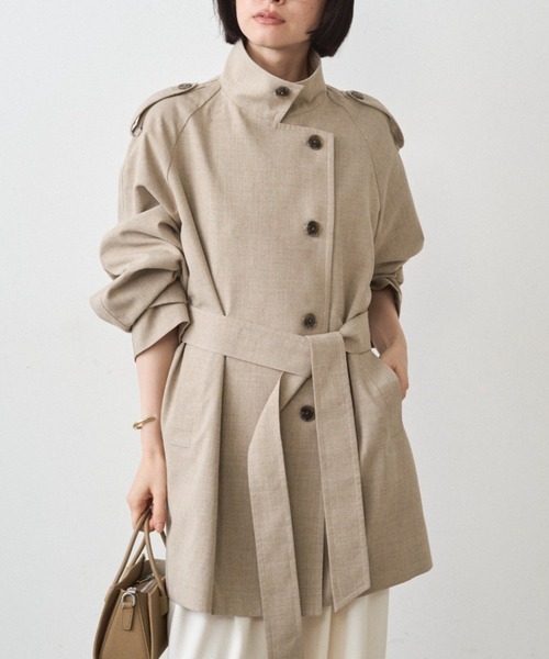 Loungedress（ラウンジドレス） トレンチコート コート ミドルトレンチ