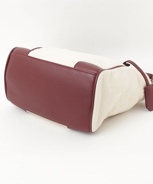 「cache cache」 2WAYバッグ FREE ワイン レディース_画像3