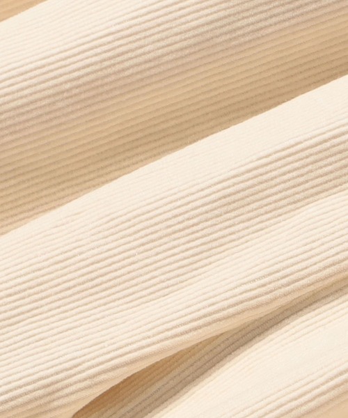 「SHIPS.me」 コーデュロイパンツ L オフホワイト レディース_画像4