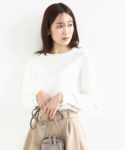 MK ミッシェルクラン（MK MICHEL  ）/配色デザインニット/洗える MK MICHEL KLEIN（エムケー ミッシェルクラン） ニット セーター 配色