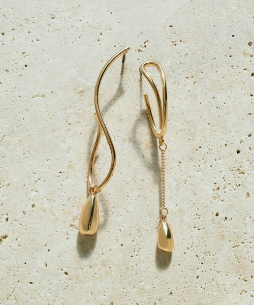 「GOLDY」 ピアス（両耳用） FREE シルバー レディース_画像2