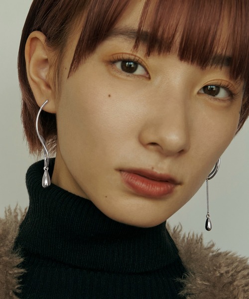 「GOLDY」 ピアス（両耳用） FREE シルバー レディース_画像7