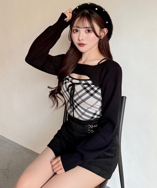 「NOMAE」 長袖ニット FREE ベージュ系その他 レディース_画像3