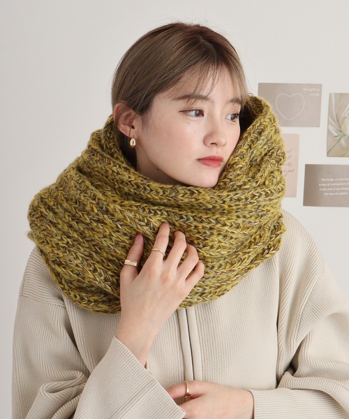 「FUNALIVE」 スヌード FREE グリーン メンズ_画像5