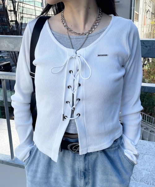 repipi armario（レピピアルマリオ） tシャツ レースアップTee キッズ