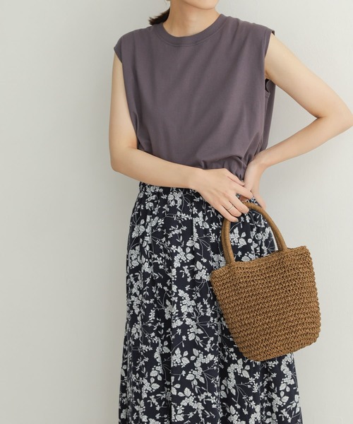 「URBAN RESEARCH DOORS」 フレアスカート MEDIUM ネイビー レディース_画像3