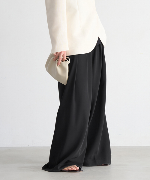 plage（プラージュ） パンツ Tuck Wide パンツ レディース : ZOZOTOWN