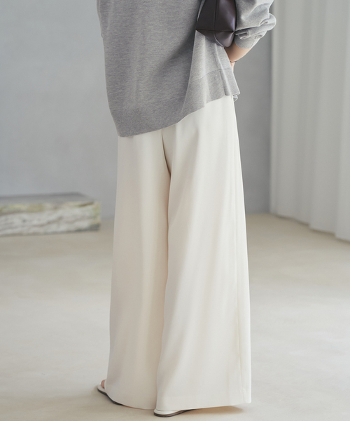 plage（プラージュ） パンツ Tuck Wide パンツ レディース : ZOZOTOWN