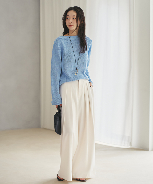 plage（プラージュ） パンツ Tuck Wide パンツ レディース : ZOZOTOWN