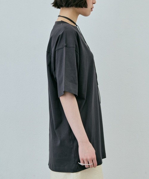 AIC. tシャツ 半袖 汗染み防止加工オーバーサイズTシャツ レディース