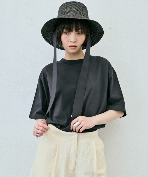 AIC. tシャツ 半袖 汗染み防止加工オーバーサイズTシャツ レディース