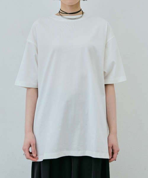 AIC. tシャツ 半袖 汗染み防止加工オーバーサイズTシャツ レディース