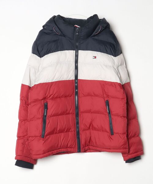TOMMY HILFIGER（トミー・ヒルフィガー） ダウンジャケット L レッド系