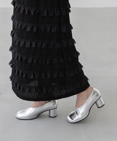 「menue」 パンプス 23.5cm ブラック レディース_画像9