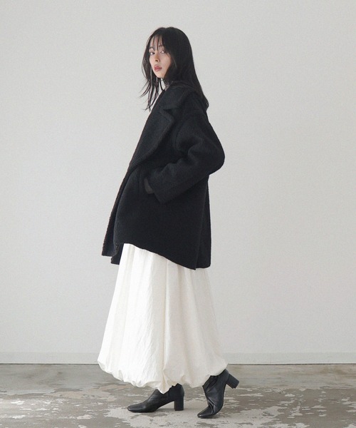 「LIAN」 ピーコート FREE モカ レディース_画像7