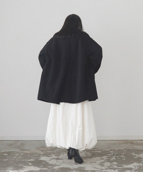 「LIAN」 ピーコート FREE モカ レディース_画像8