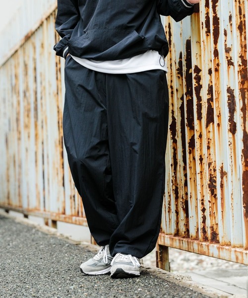 「ITEMS URBANRESEARCH」 イージーパンツ MEDIUM ネイビー メンズ_画像3
