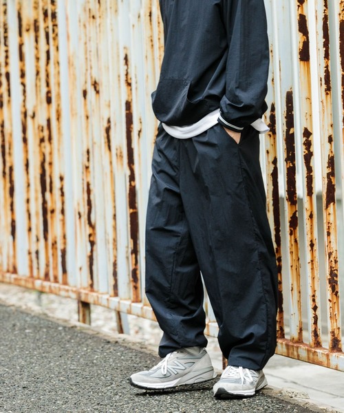 「ITEMS URBANRESEARCH」 イージーパンツ MEDIUM ネイビー メンズ_画像5