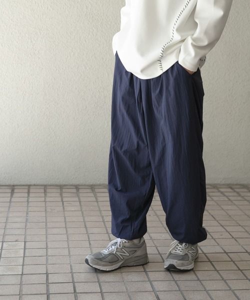 「ITEMS URBANRESEARCH」 イージーパンツ MEDIUM ネイビー メンズ_画像8
